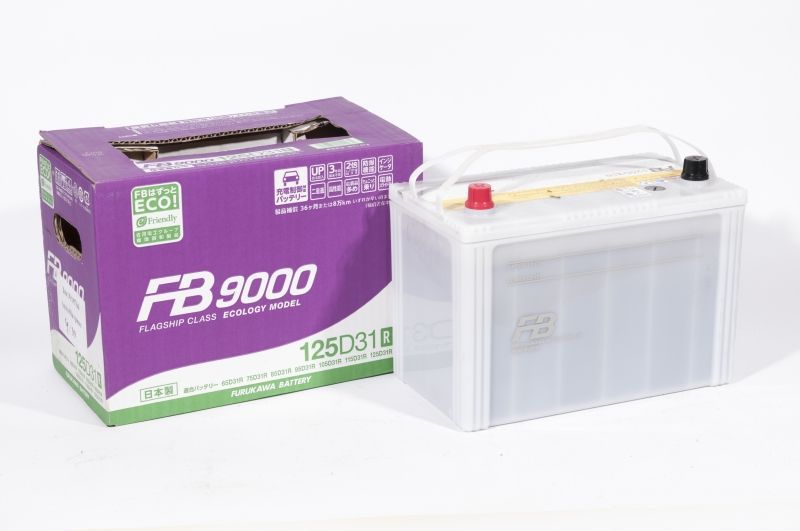 Furukawa Battery 9000 92 Ач 125D31R 92А/ч-12V ст EN835 толстые прямая 302x172x220 (уценка: 2019 Япония)