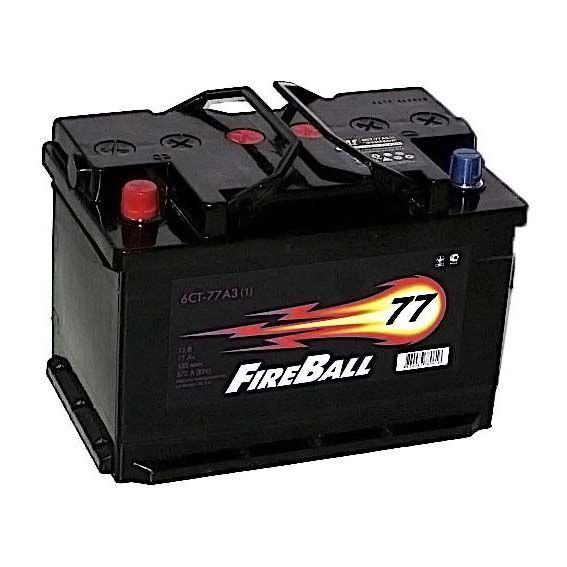 Fire Ball 6СТ-77 577111020 77А/ч-12V ст EN670 европейские прямая 278x175x190
