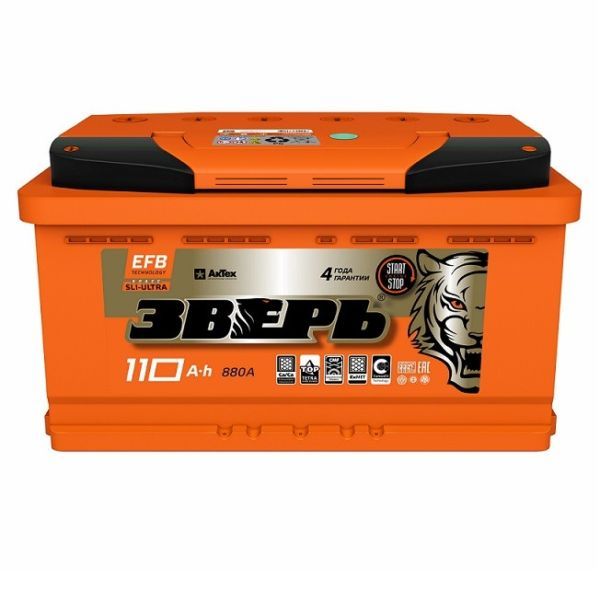 Изображение ZVEFB1103R 110А/ч-12V ст EN880 европейские обратная 353x175x190 №2