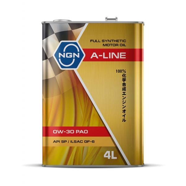 NGN A-Line PAO 0W-30 API SP; ILSAC GF-6 синтетическое 4 л V182575108